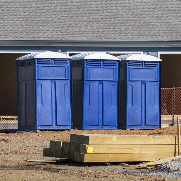 is there a specific order in which to place multiple portable toilets in Regina KY